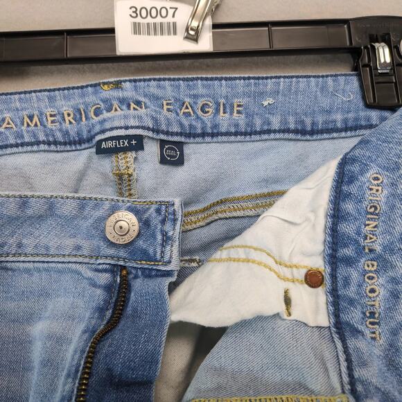 American Eagle Outfitters Original Bootcut Jeans Men's 34x30 Airflex Stretch AEO - Picture 7 of 10